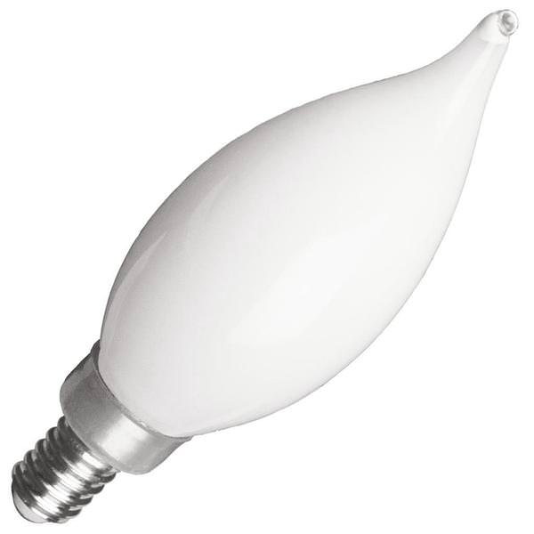 4 watt 120 volt F11 Candelabra Screw Base 4000K Cool White Frosted Dimmable LED