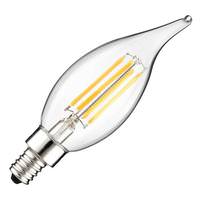 TCP 4 watt 120 volt F11 Candelabra Screw Base 2700K Warm White Dimmable LED