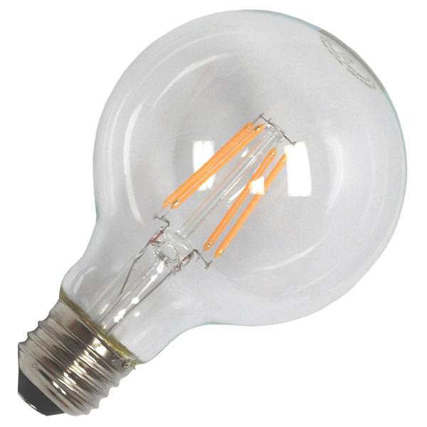 5 watt 120 volt G25 Medium Screw Base 2200K Warm White Dimmable LED