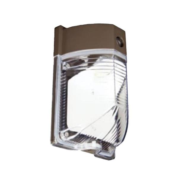 25 watt 120/277 volt 4000K Cool White Bronze Compact Wall Pack with Photocell LED