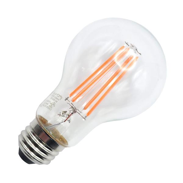 8 watt 120 volt A19 Medium Screw Base Pink Dimmable LED