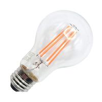 TCP 8 watt 120 volt A19 Medium Screw Base Yellow Light Dimmable LED