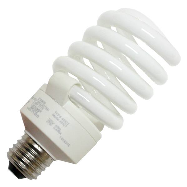 27 watt 120 volt T3 Medium Screw Base 5000K Daylight CFL