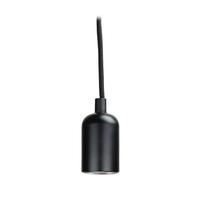 TCP 1 Light Medium Screw Base Black Pendant Light Fixture