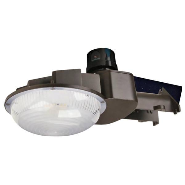45 watt 120/277 volt 4000K Cool White Dark Bronze Non-Dimmable LED Barn Light