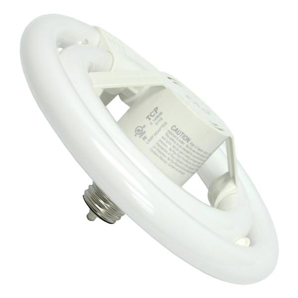 Circular Fluorescent Light Bulb Adapter Shelly Lighting