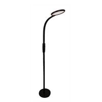 TCP 18 watt 120 volt Black 4000K Adjustable Neck LED Floor Lamp