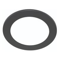 TCP 6" Black Round Trim For Downlight