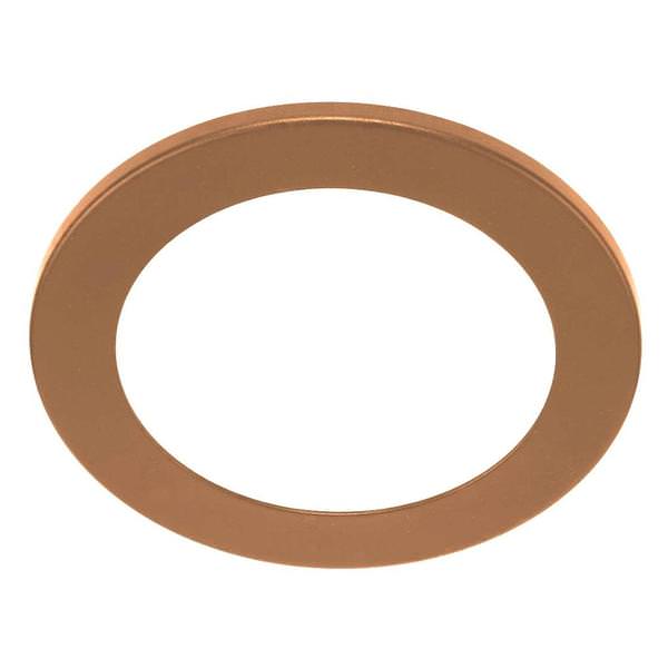 6" Rose Gold Round Trim For Downlight