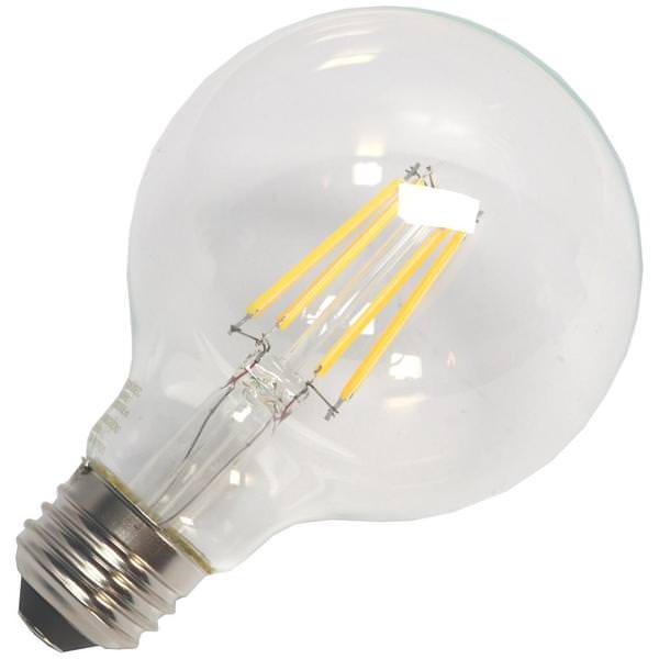 4 watt 120 volt G25 Medium Screw Base 3000K Natural White Dimmable LED