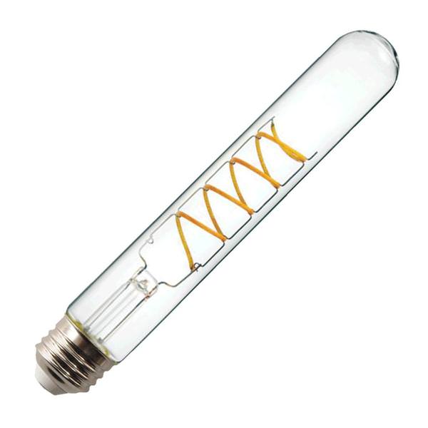 5 watt 120 volt T9 Medium Screw Base 1800K Warm White Spiral Glass Dimmable LED