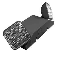 TCP 3 watt 120/277 volt Dual LED Black Emergency Light