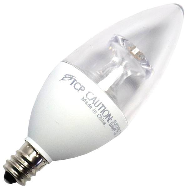 5 watt 120 volt B10 Candelabra Screw Base 3000K Natural White Dimmable LED