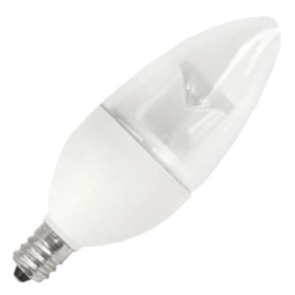 3.7 watt 120 volt B11 Candelabra Screw Base 2700K Warm White Dimmable LED