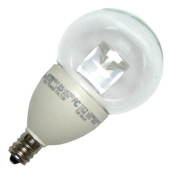 5 watt 120 volt G16 Candelabra Screw Base 2700K Warm White Dimmable LED