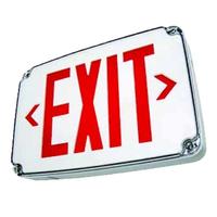TCP 2 watt 120/277 volt White / Red Exit Light Battery Backup LED Exit Sign