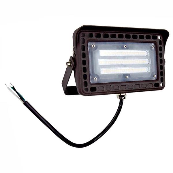 50 watt 120/277 volt 4000K Cool White Bronze Dimmable LED Small Flood Light