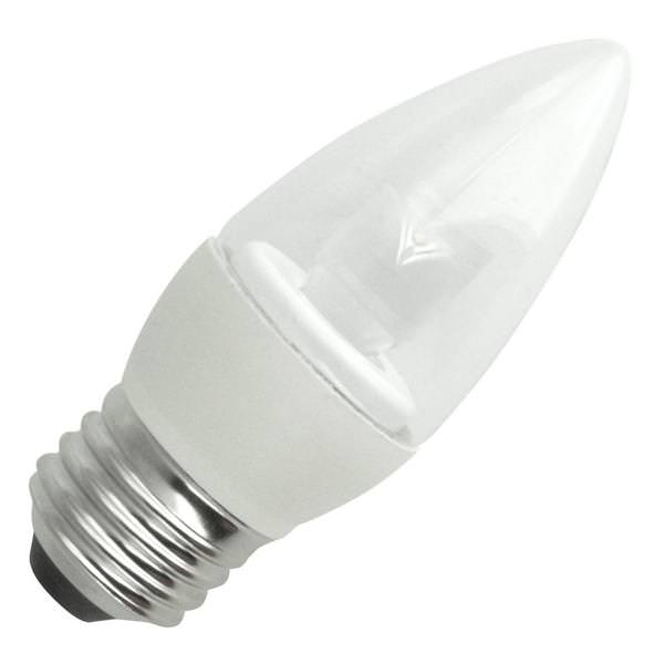 4 watt 120 volt B11 Medium Screw Base 2400K Warm White Clear LED Filament