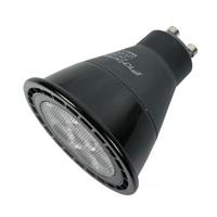 TCP 6 watt 120 volt MR16 Twist and Lock Base 3000K Natural White Black Dimmable Flood LED
