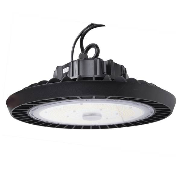 200 watt 347/480 volt 4000K Dimmable Black LED Round High Bay