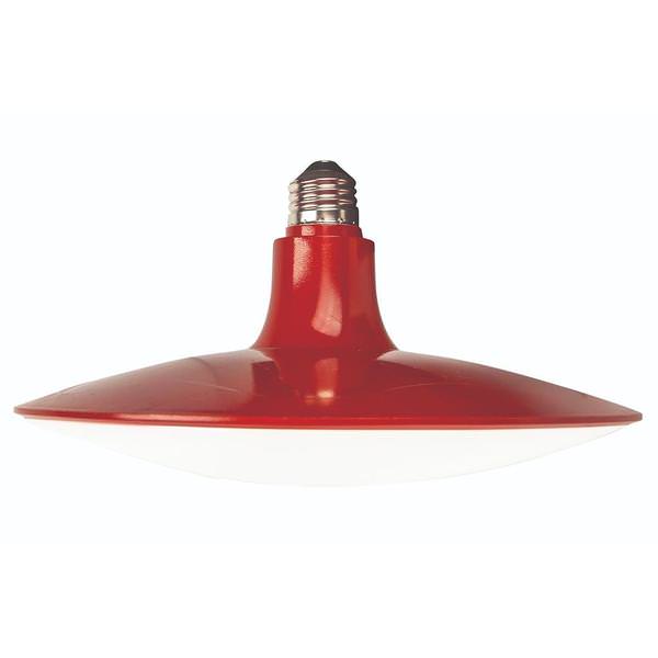 9 watt 120 volt SL13 Medium Screw Base 3000K Red Finish Dimmable LED