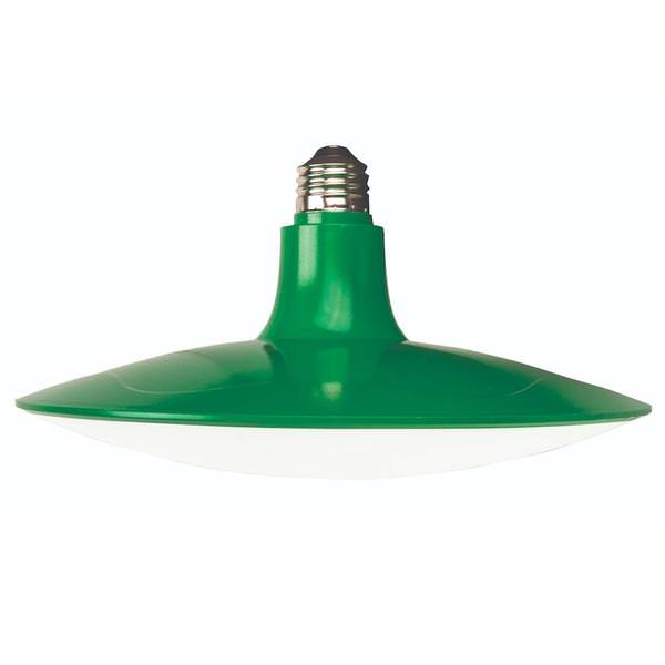 9 watt 120 volt SL13 Medium Screw Base 3000K Green Finish Dimmable LED