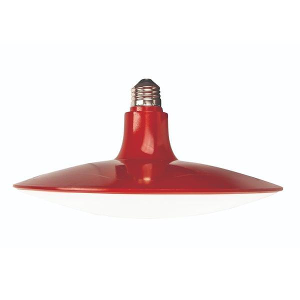 19 watt 120 volt SL19 Medium Screw Base 3000K Red Finish Natural White Dimmable LED