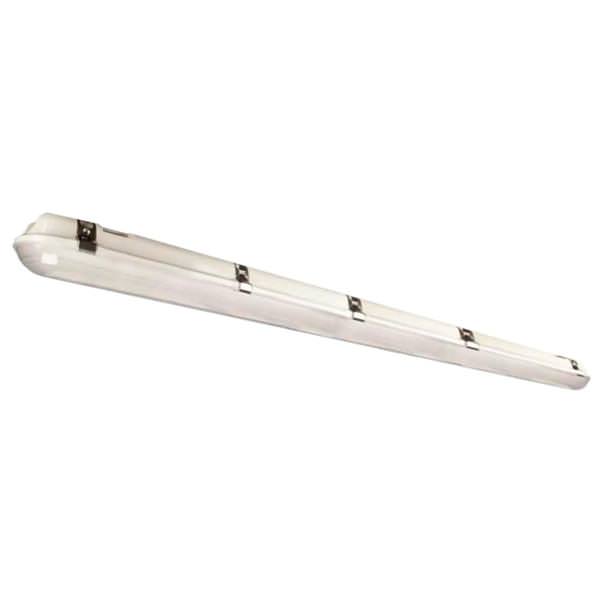 4' 32/40/46 watt 120/277 volt CCT Selectable Battery Backup LED Vapor Tight Linear Fixture with Sensor