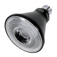 TCP 14 watt 120 volt PAR30 Medium Screw Base 3000K Black Dimmable Flood LED