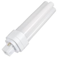 TCP 8 watt 120/277 volt PL 2-Pin Base 2700K Warm White Non-Dimmable LED