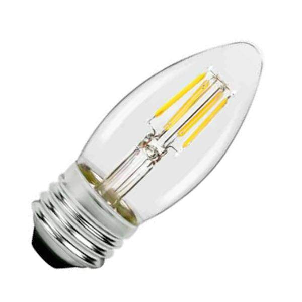 5 watt 120 volt B11 Medium Screw Base 4000K Cool White Dimmable LED