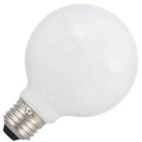 TCP 4 watt 120 volt G25 Medium Screw Base 3000K Natural White Dimmable LED