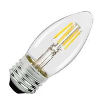 TCP 4 watt 120 volt B11 Medium Screw Base 5000K Daylight Clear Dimmable LED