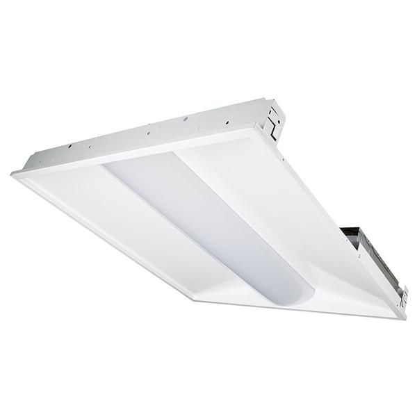 2' x 2' 38 watt 120/277 volt 3000K Natural White Dimmable LED Troffer with Emergency Backup