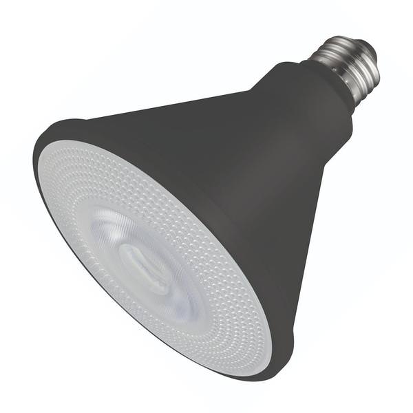 13 watt 120 volt PAR38 Medium Screw Base 4100K Black Dimmable LED