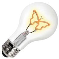 TCP 0.3 watt 120 volt A19 Medium Screw Base Dimmable Butterfly Shape Filament LED
