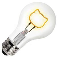 TCP 0.3 watt 120 volt A19 Medium Screw Base Dimmable Cat Shape Filament LED