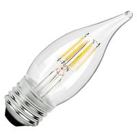 TCP 5 watt 120 volt F11 Medium Screw Base 3000K Natural White Clear Dimmable LED
