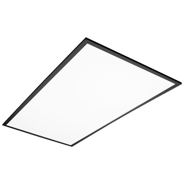 2' x 4' 39 watt 120/277 volt CCT Selectable Black Frame Dimmable LED Flat Panel