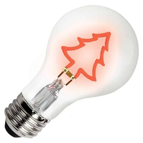 0.3 watt 120 volt A19 Medium Screw Base Dimmable Christmas Tree Shape Filament LED