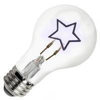 TCP 0.3 watt 120 volt A19 Medium Screw Base Dimmable Star Shape Filament LED