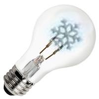 TCP 0.3 watt 120 volt A19 Medium Screw Base Dimmable Snowflake Shape Filament LED