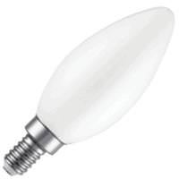 TCP 3 watt 120 volt B11 Candelabra Screw Base 4000K Cool White Frosted Dimmable LED