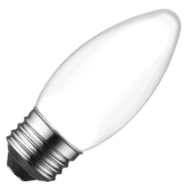 5 watt 120 volt B11 Medium Screw Base 2400K Warm White Frosted Dimmable LED