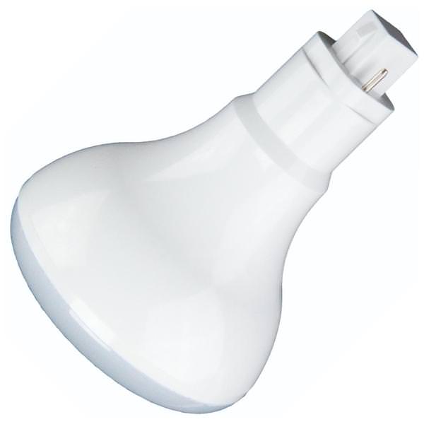 9 watt 120/277 volt BR30 2-Pin Base 4100K Cool White Non-Dimmable LED