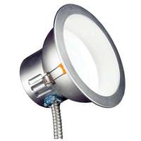 TCP 10" 18/23/30 watt 120 volt 2700K/5000K CCT Selectable Wattage Selectable Matte Silver Dimmable LED