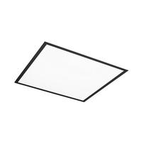 TCP 2' x 2' 38 watt 120/277 volt 4100K Cool White Black Trim Dimmable LED Troffer