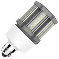 TCP 12 watt 100/277 volt Corn Cob Medium Screw Base 5000K Daylight LED