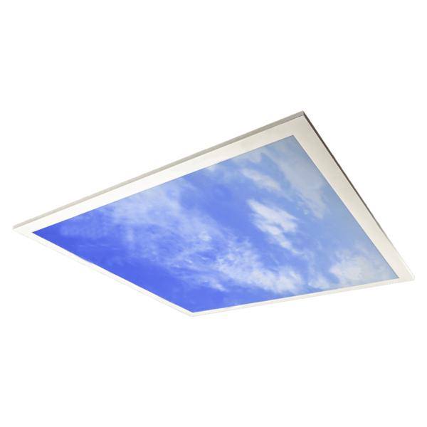 2' x 2' 23/29/38 watt 120/277 volt Cloud Design Screen Print Dimmable LED Troffer