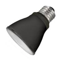 TCP 7 watt 120 volt PAR16 Medium Screw Base 2700K Warm White Black Finish Dimmable LED